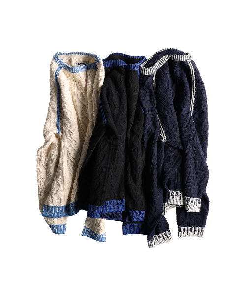 EMBROIDERY LOGO свитер NAVY/WHITE