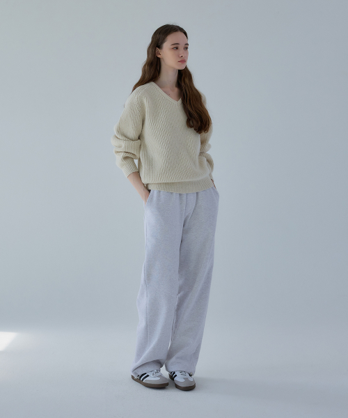 Утепленные спортивные штаны Kou (Melange Grey)