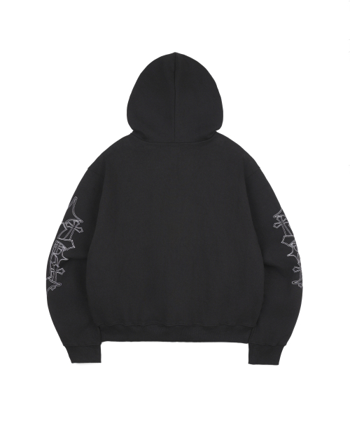 Зип-худи Needle Work - Black