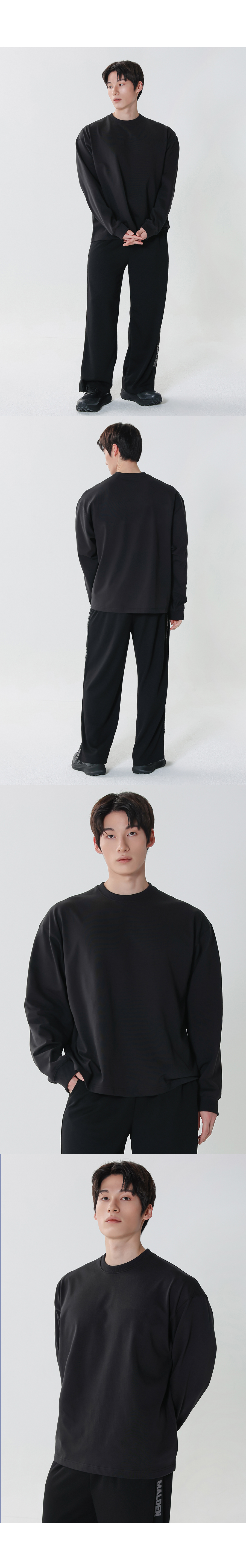 HEAVY COTTON PLAIN OVERFIT LONG SLEEVE - 2 COLORS