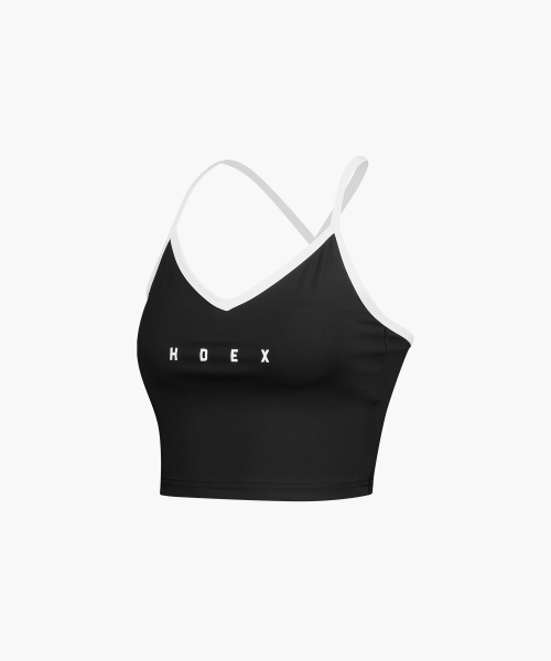 Кроп-бра топ Light Support на каждый день (Black)