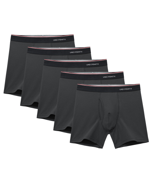 хлопковая Boxer Briefs Mens растяжимая Trunks [5PACK]