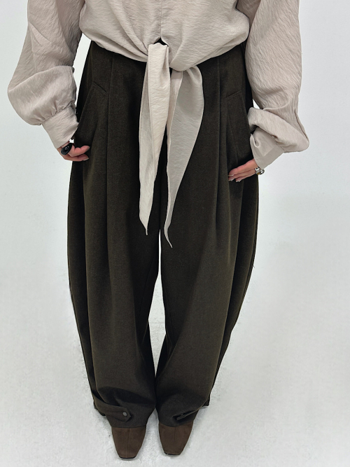 Button Hem брюки (2C)