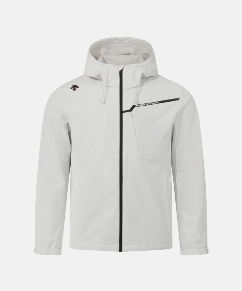 Спортивная худи на молнии 2LAYER с подкладкой Light Grey SR121TJK13