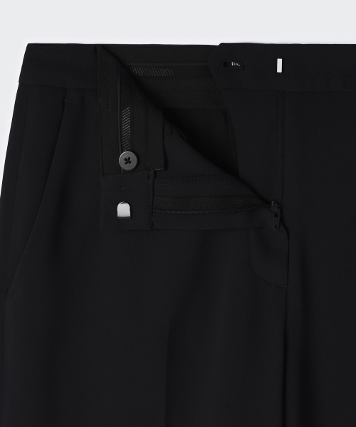 Женские широкие слаксы Fluid Low Waist, Black