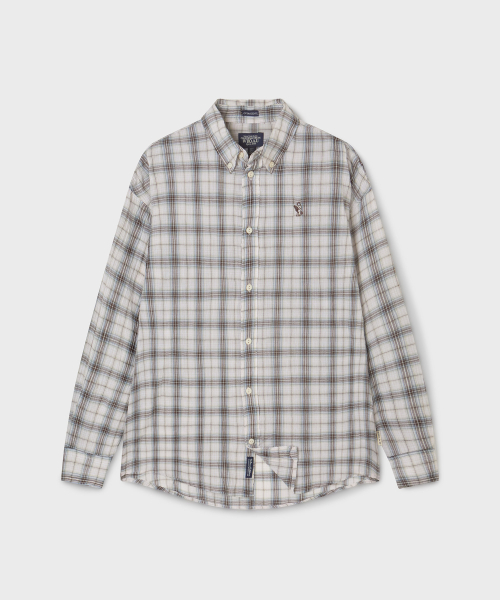 Summer Crinkle Check рубашка / WHYCG2371U