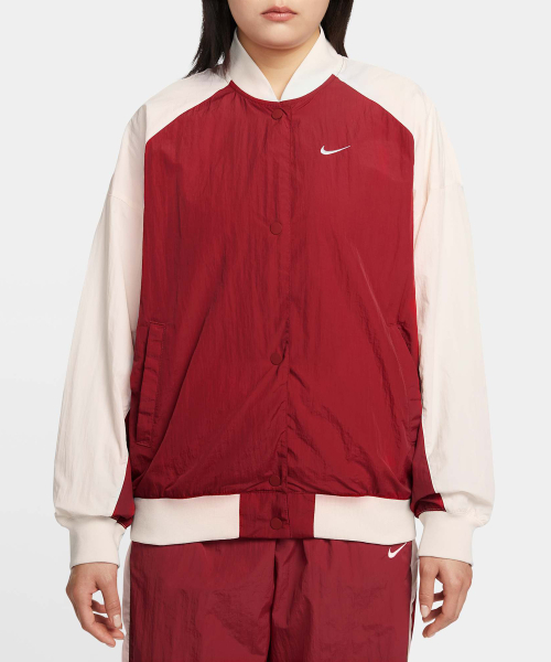 Sportswear Oversized Varsity куртка W — Team Crimson:Chalk / IF0333-613