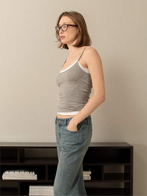 G классический трикотаж CAMISOLE (серый)