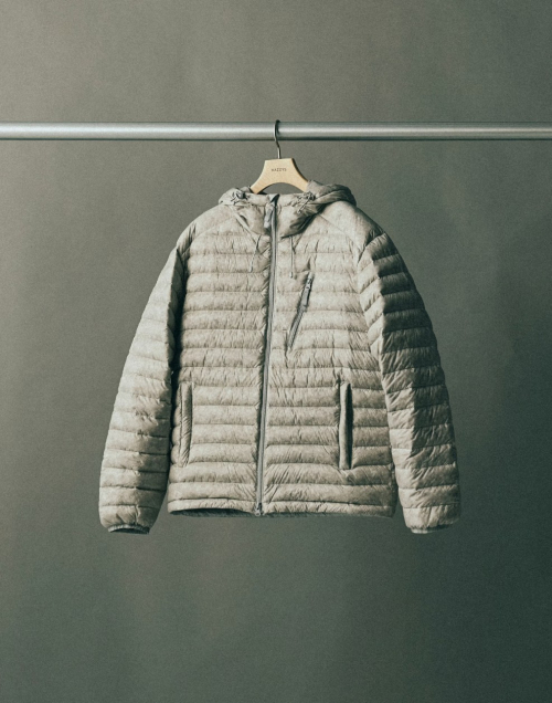 Легкий пуховик HIS Light Grey