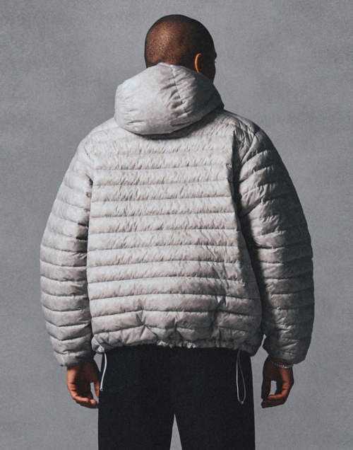 Легкий пуховик HIS Light Grey