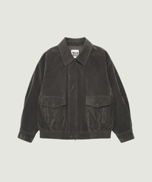 LUSSON SUADE JUMPER (CHARCOAL)
