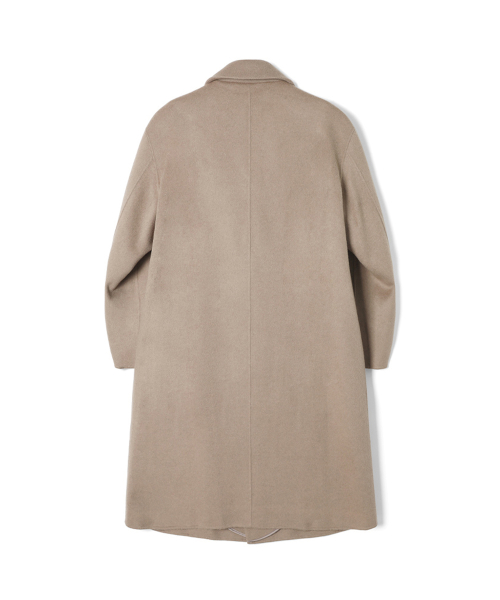 Полупальто оверсайз с лацканами (DK-BEIGE) (HBAHC80)