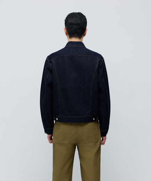 PRAIRIE джинсовые TRUCKER куртка [DEEP INDIGO]