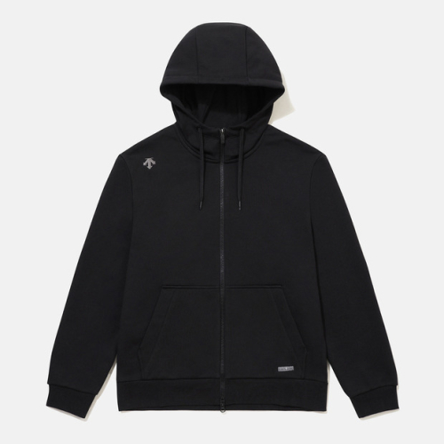 Оверсайз худи-молния спортивный Terry, Black, SR123UFT11