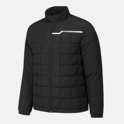 Тренировочная куртка-пуховик со стойкой, Black, SR121TPD11