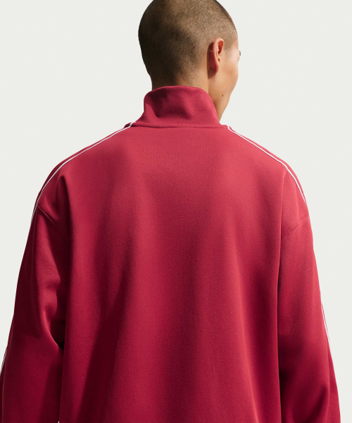 Спортивная трикотажная куртка Club Oversized M - Team Crimson:White / HV1418-613