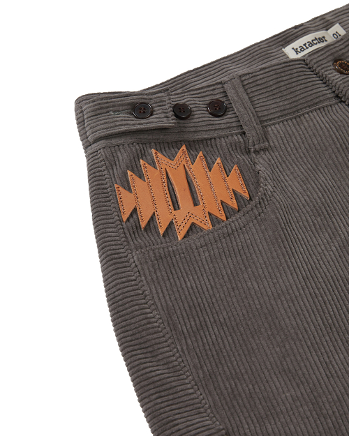 Wonky corduroy брюки / Dusty серый