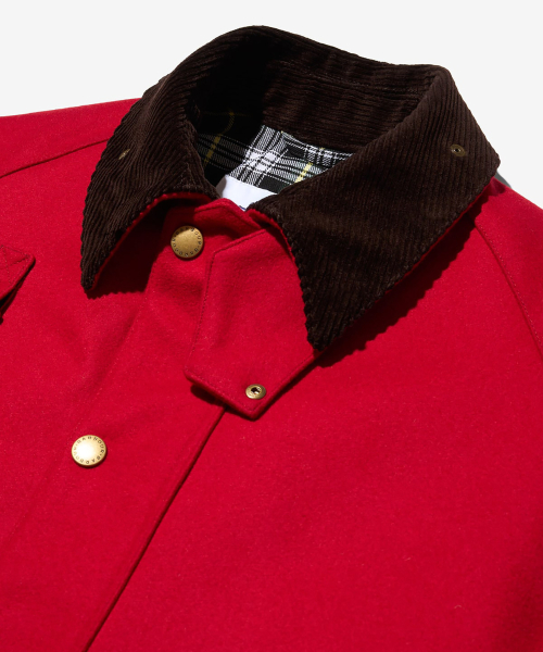 (U) Куртка BARBOUR WOOL WADING JACKET HUNTING RED