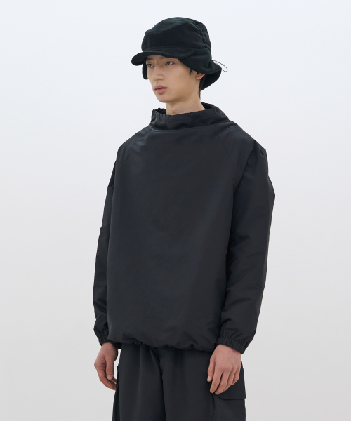 Padded Pullover черный
