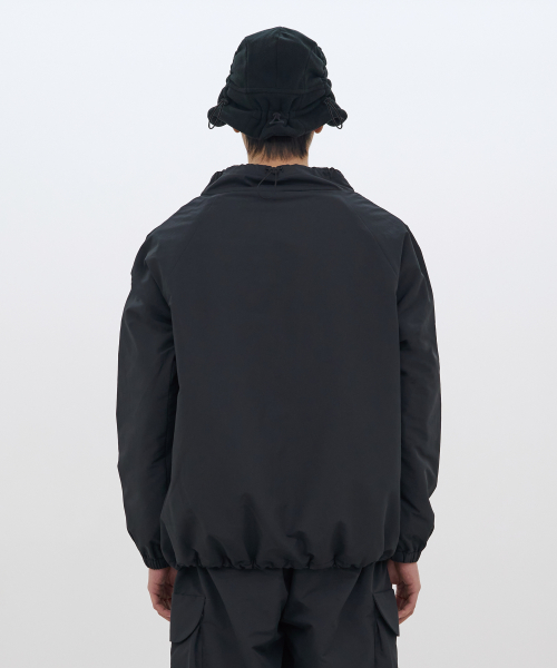 Padded Pullover черный