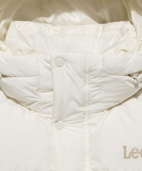 Длинный пуховик Authentic Ivory