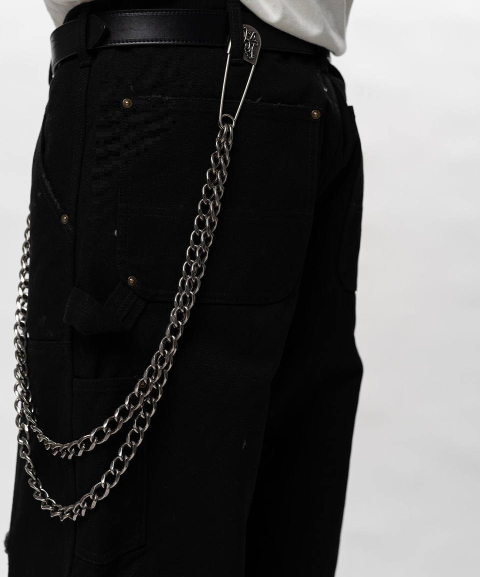 카미야(KAMIYA) KMY Double Wallet Chain - BLACK - 사이즈 & 후기