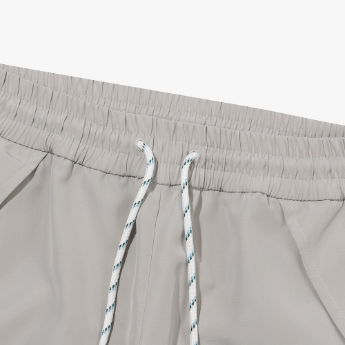 Брюки из ткани со стяжками BEIGE