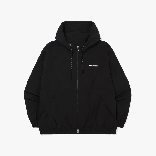 Тканая куртка со стяжками BLACK