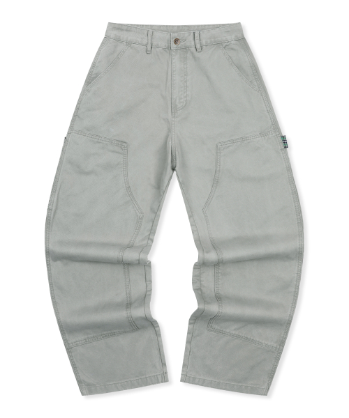 Фактурные хлопковые брюки-карпентер XP308 (LIGHT GRAY)