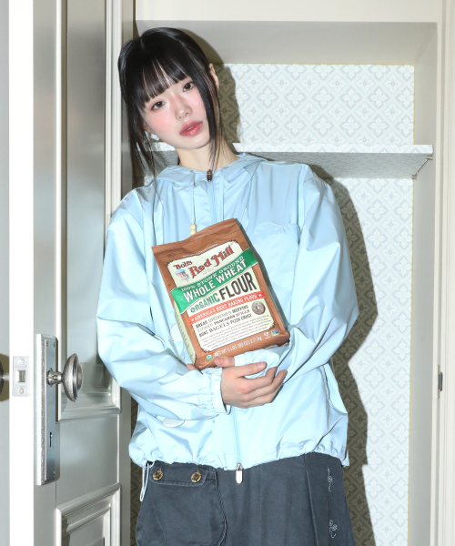 WXJ040 Kameoto Frill Windbreaker (синий)