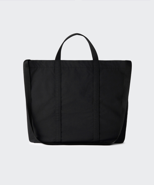 NYLON оксфорд шопер сумка [BLACK]