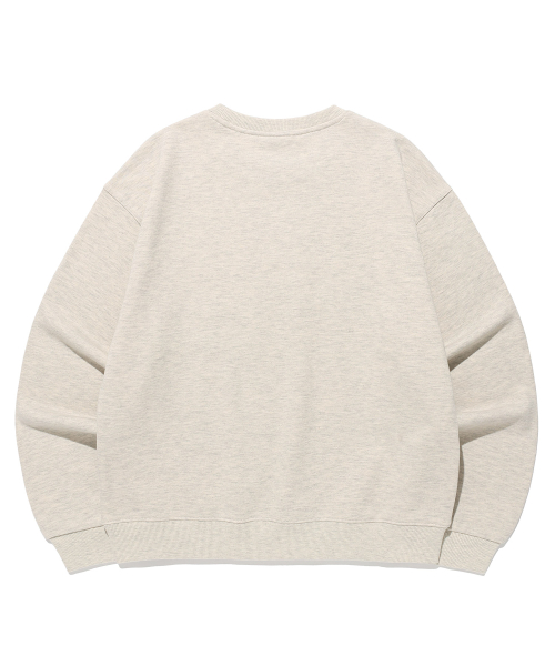 Messy Alpha App Sweatshirt Oatmeal thumbnail 3