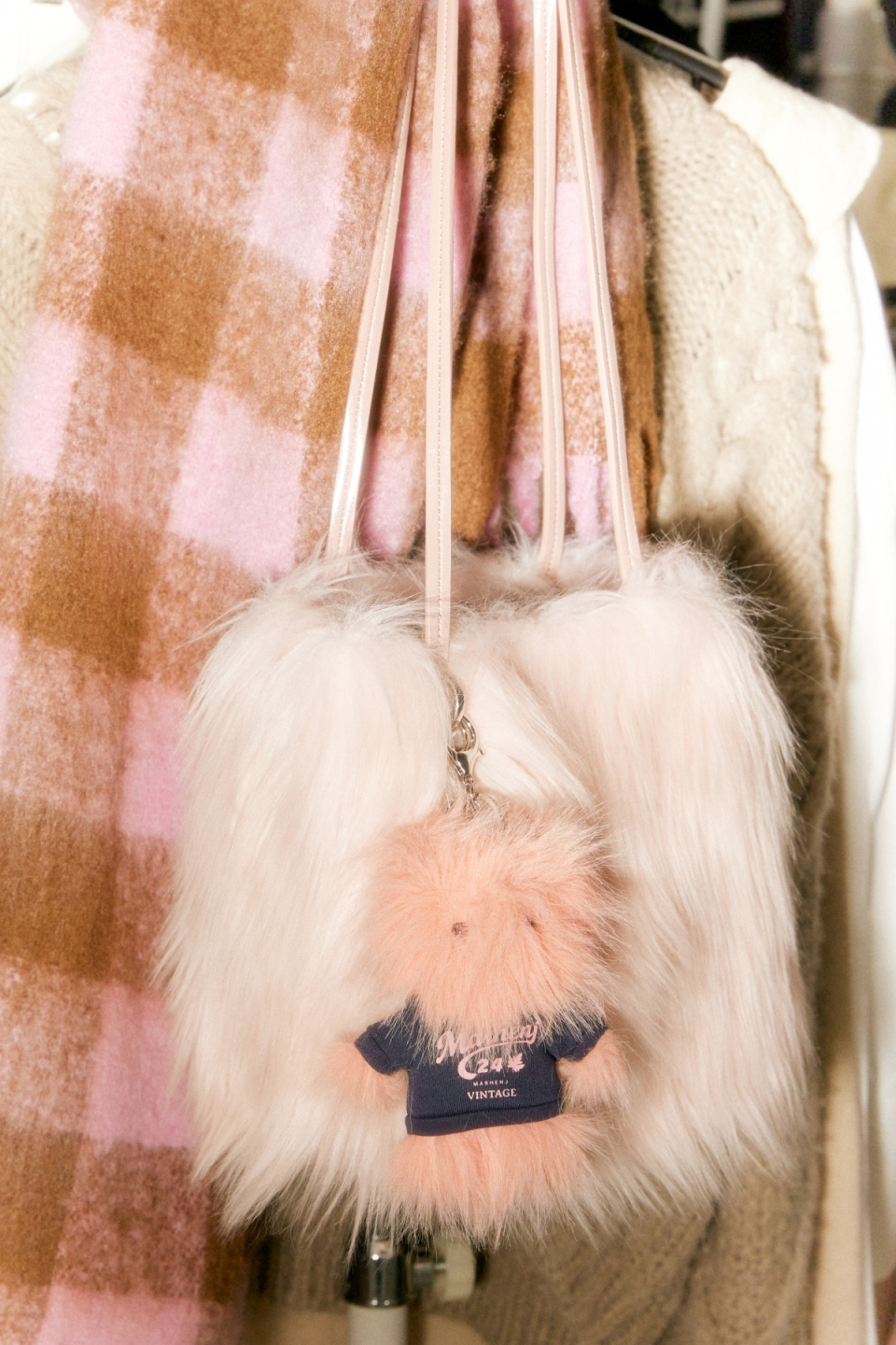 LOUISE FAKE FUR SHOULDER BAG - 3 COLORS