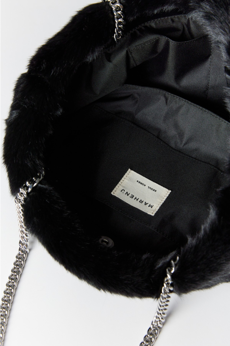 NOVA FUR CHAIN SHOULDER BAG - 2 COLORS