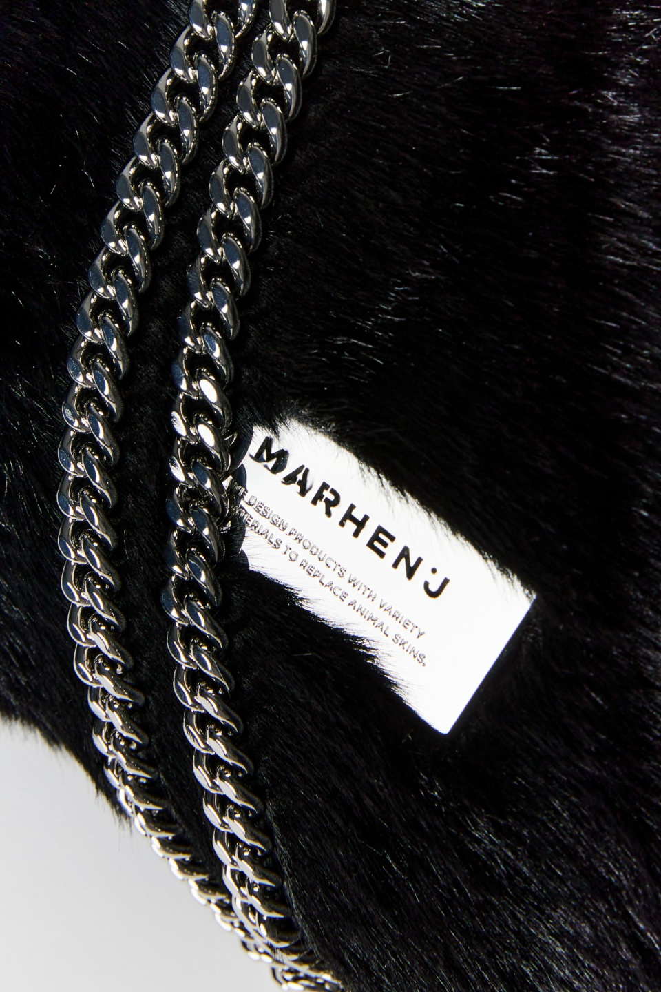 NOVA FUR CHAIN SHOULDER BAG - 2 COLORS