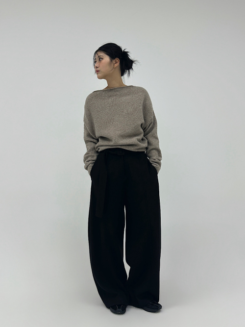 Belted Wide брюки (2C)