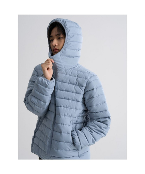 Легкий пуховик с капюшоном Sky Blue