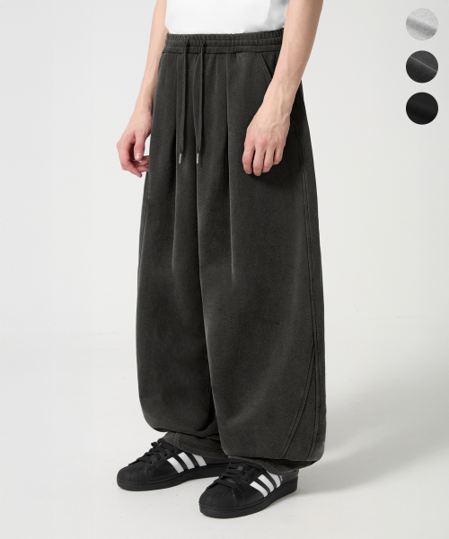 Свободные спортивные штаны с защипами, 3 color