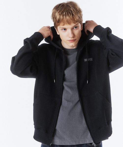 JACQUARD худи ZIP-UP - черный (P261UFT103)