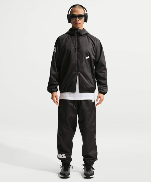Ветровка Windrunner Graphic Woven Jacket M - Black:White / IF0877-010