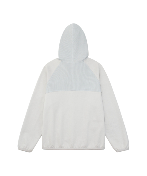 TCM curved button waffle jacket (sky blue)