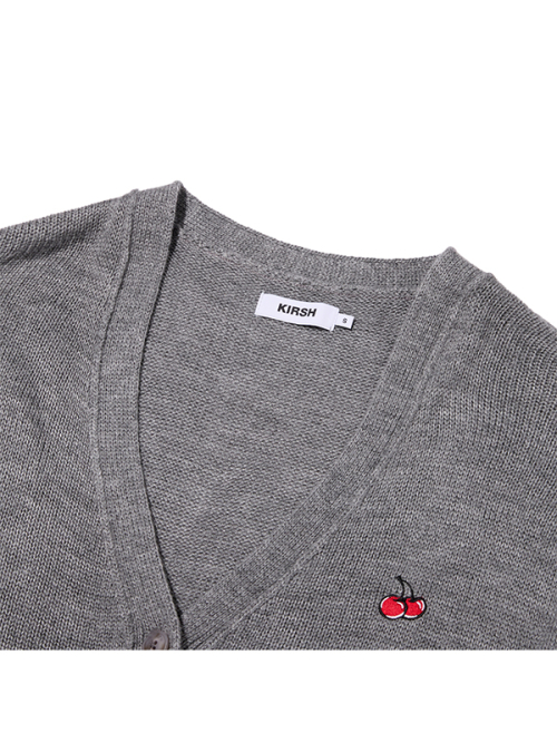 Кардиган Small Cherry базовый (Melange Grey)