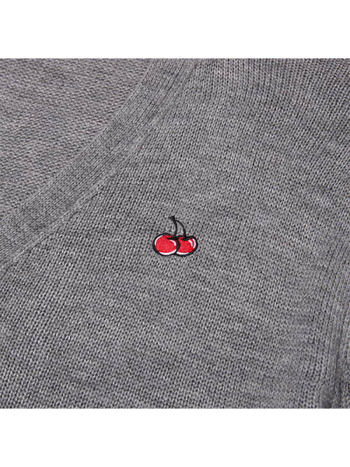 Кардиган Small Cherry базовый (Melange Grey)