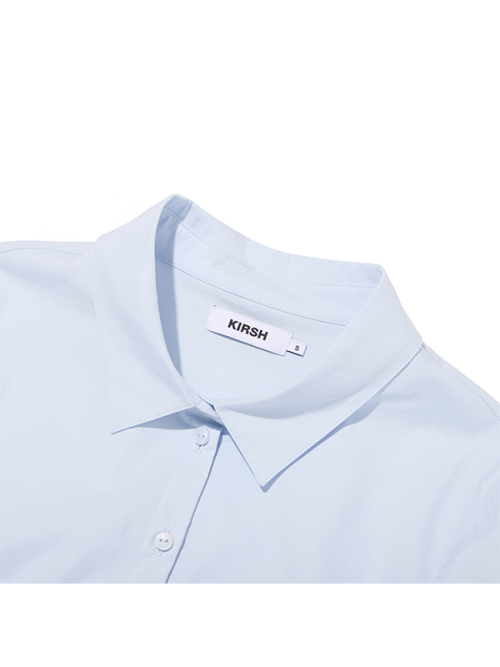 Приталенная рубашка Plain Slim Fit (Light Sky)