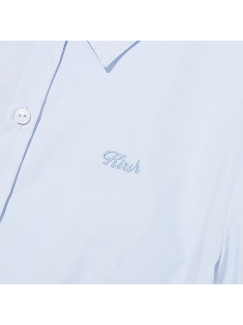 Приталенная рубашка Plain Slim Fit (Light Sky)