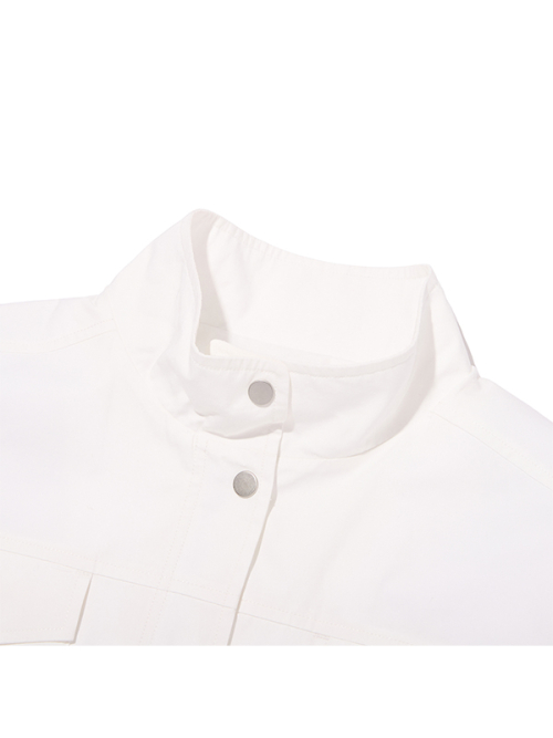 Свободная куртка-полевая Plain [white]