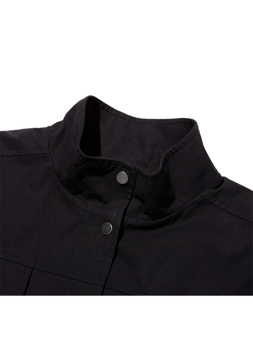 Свободная куртка-полевая Plain (Black)