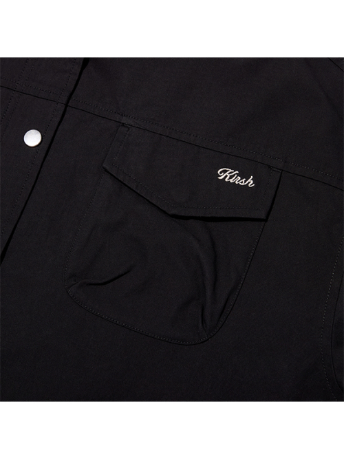 Свободная куртка-полевая Plain (Black)