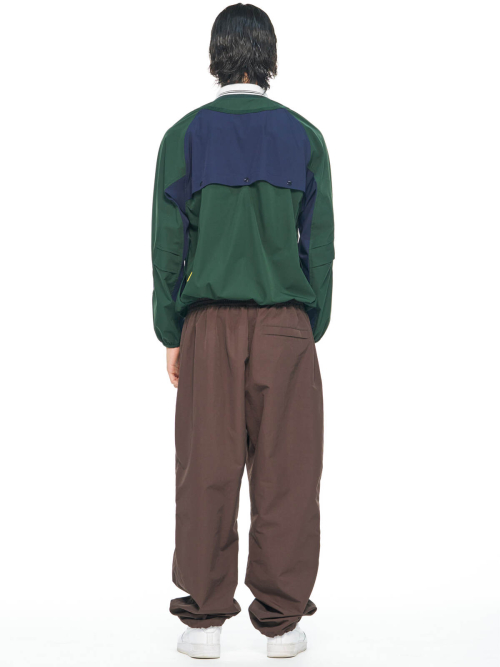 GREEN PANEL TRACK TOP