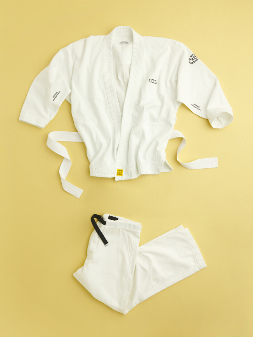 WHITE ROBE JACKET